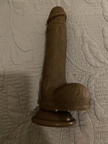 8.7 Inch Realistic Vibration Black Huge Dildo photo review